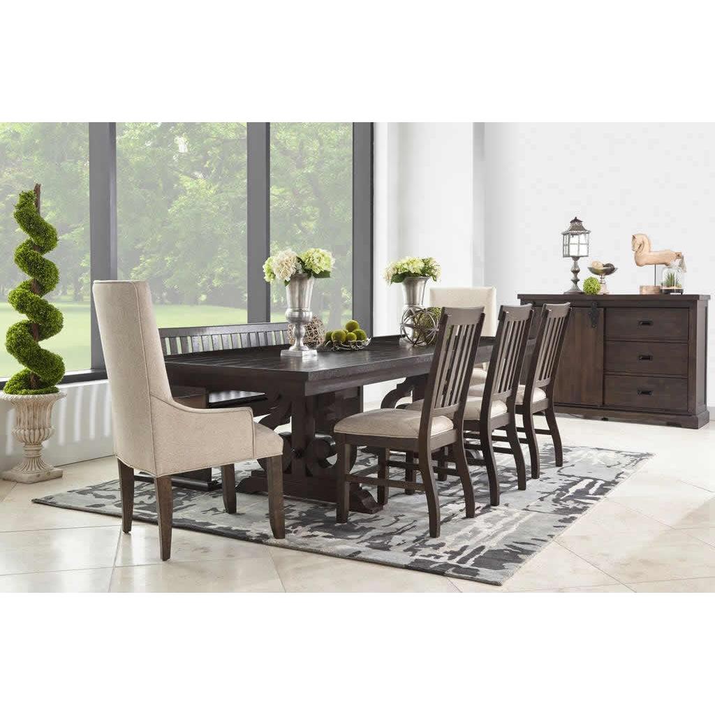  Elements International Stone Arm Chair DST100PC IMAGE 1