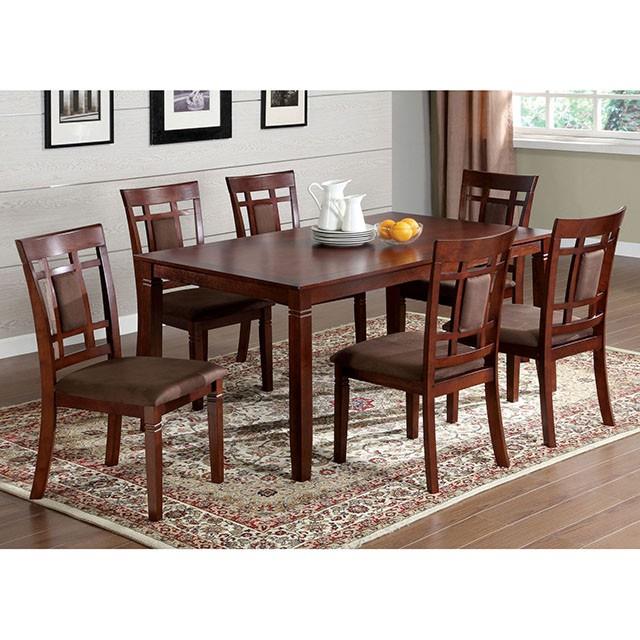  Furniture of America Montclair CM3930T-7PK 7 pc Dining Table Set IMAGE 4