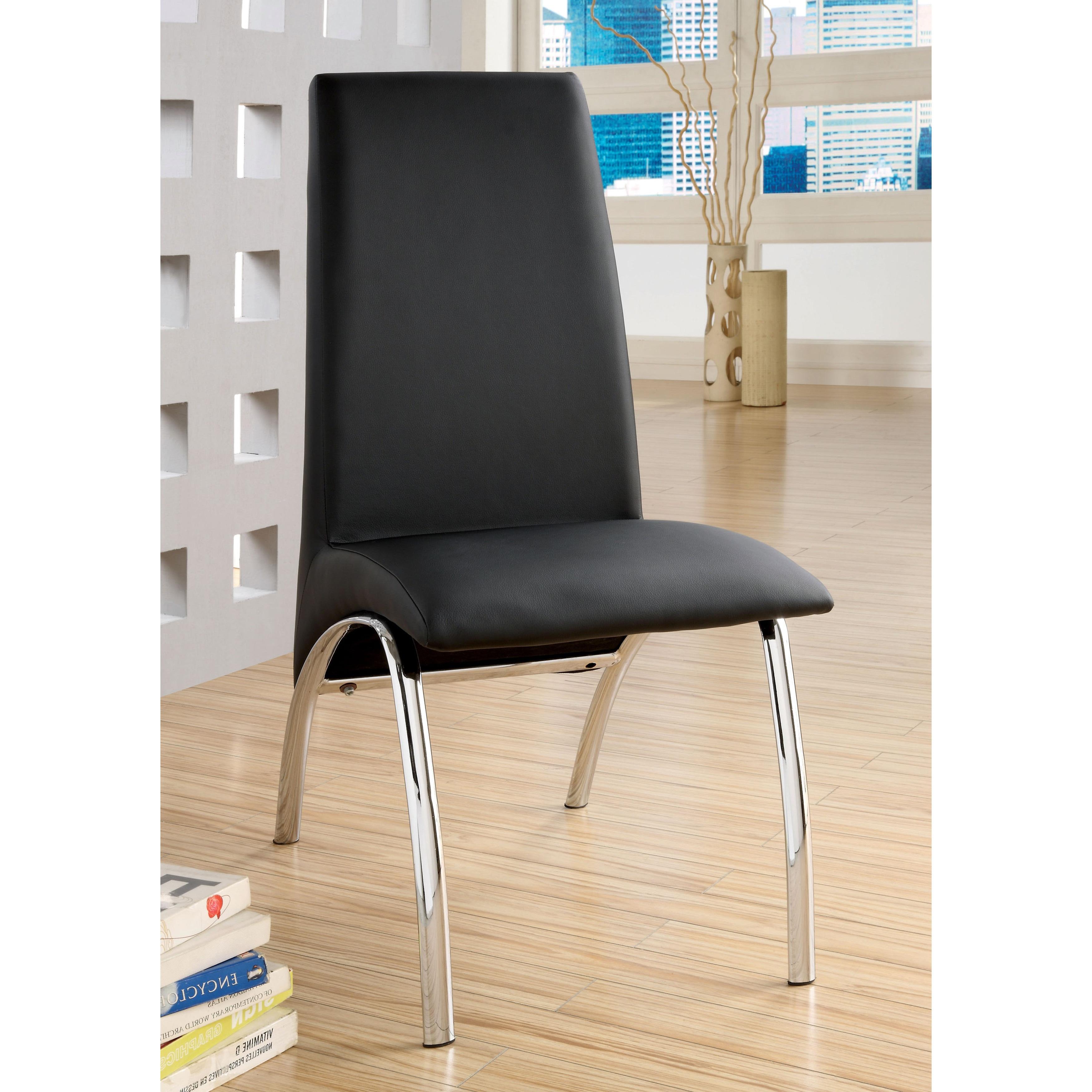  Furniture of America Wailoa CM8370BK-SC-2PK Side Chair IMAGE 3