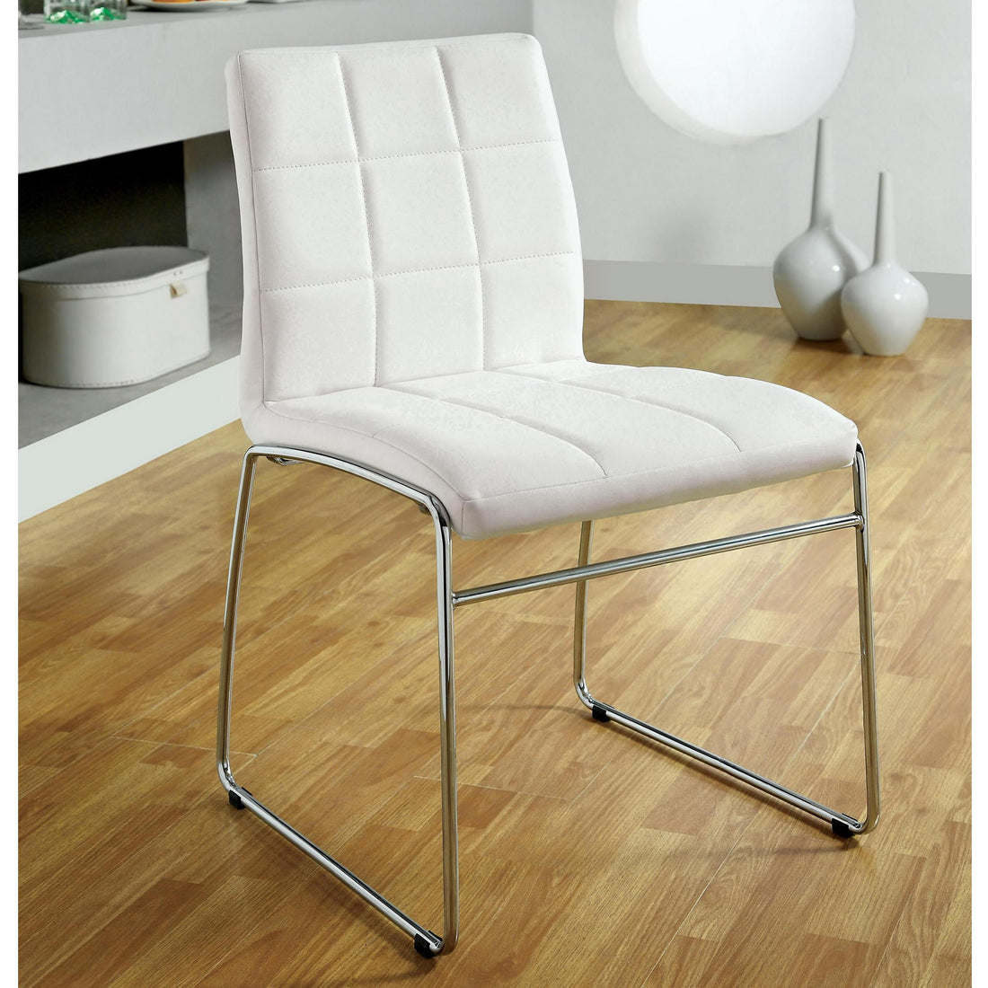  Furniture of America Kona CM8320WH-SC-2PK Side Chair IMAGE 1