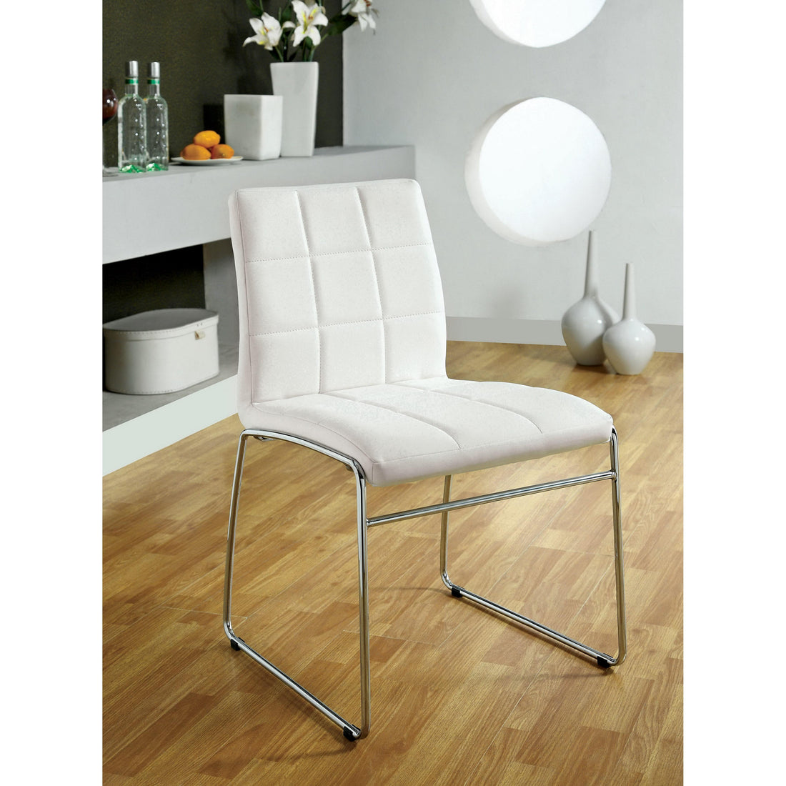  Furniture of America Kona CM8320WH-SC-2PK Side Chair IMAGE 1