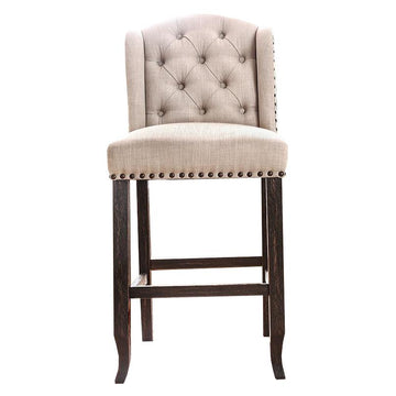  Furniture of America Sania CM3324BK-BCW-2PK Bar Chair IMAGE 1