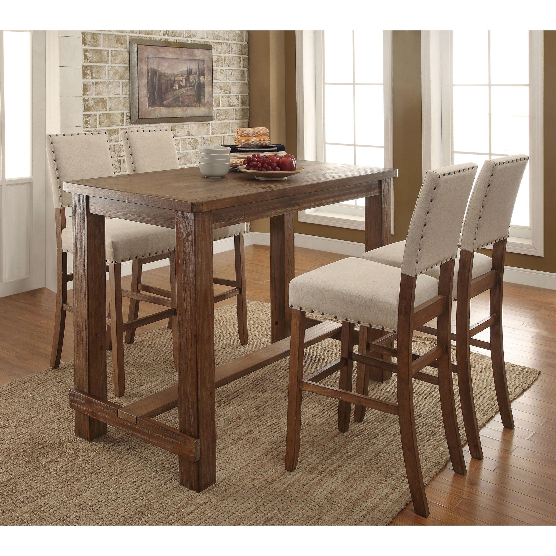  Furniture of America Sania Pub Height Stool CM3324BC-2PK IMAGE 5