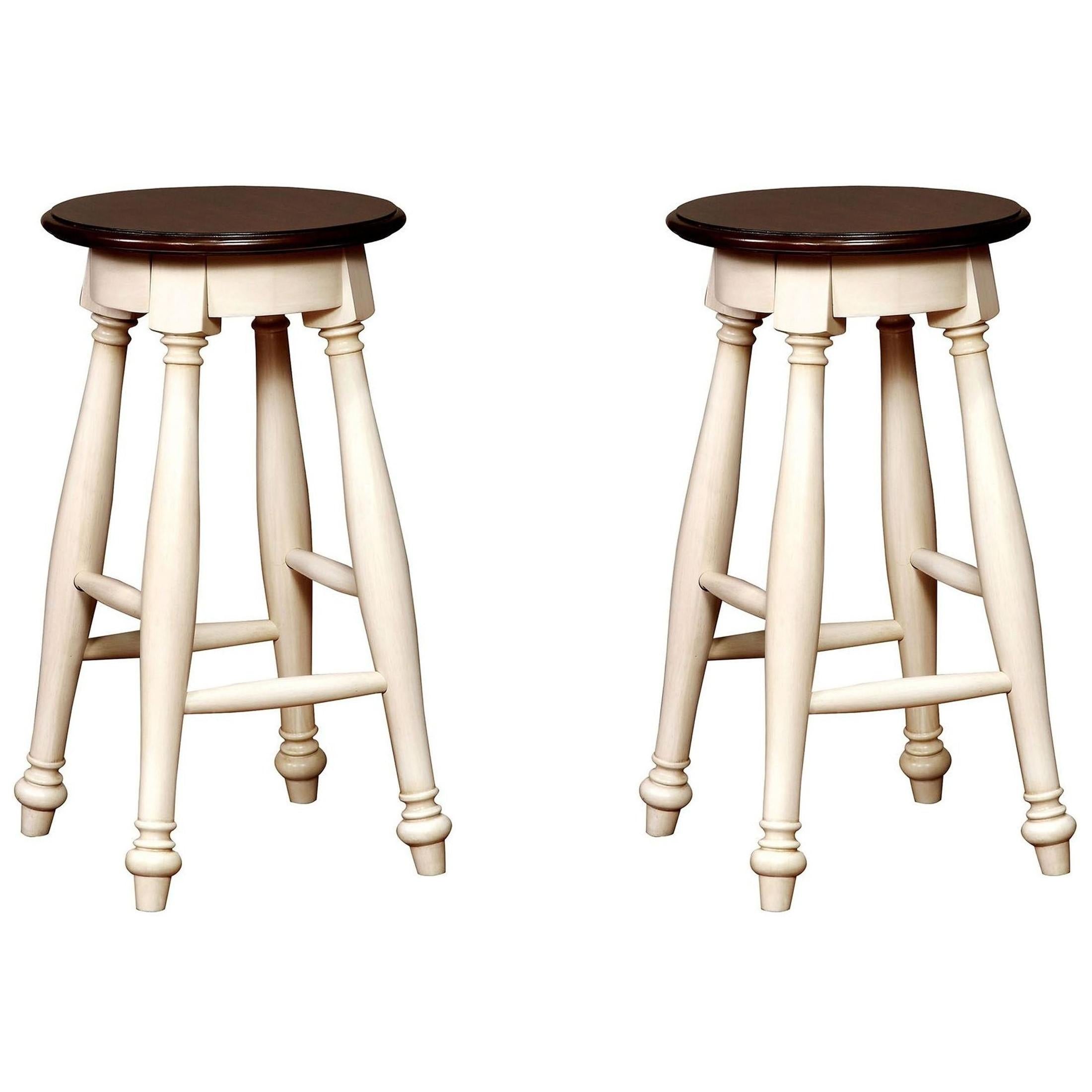  Furniture of America Sabrina CM3199WC-ST-2PK Counter Height Stool IMAGE 2