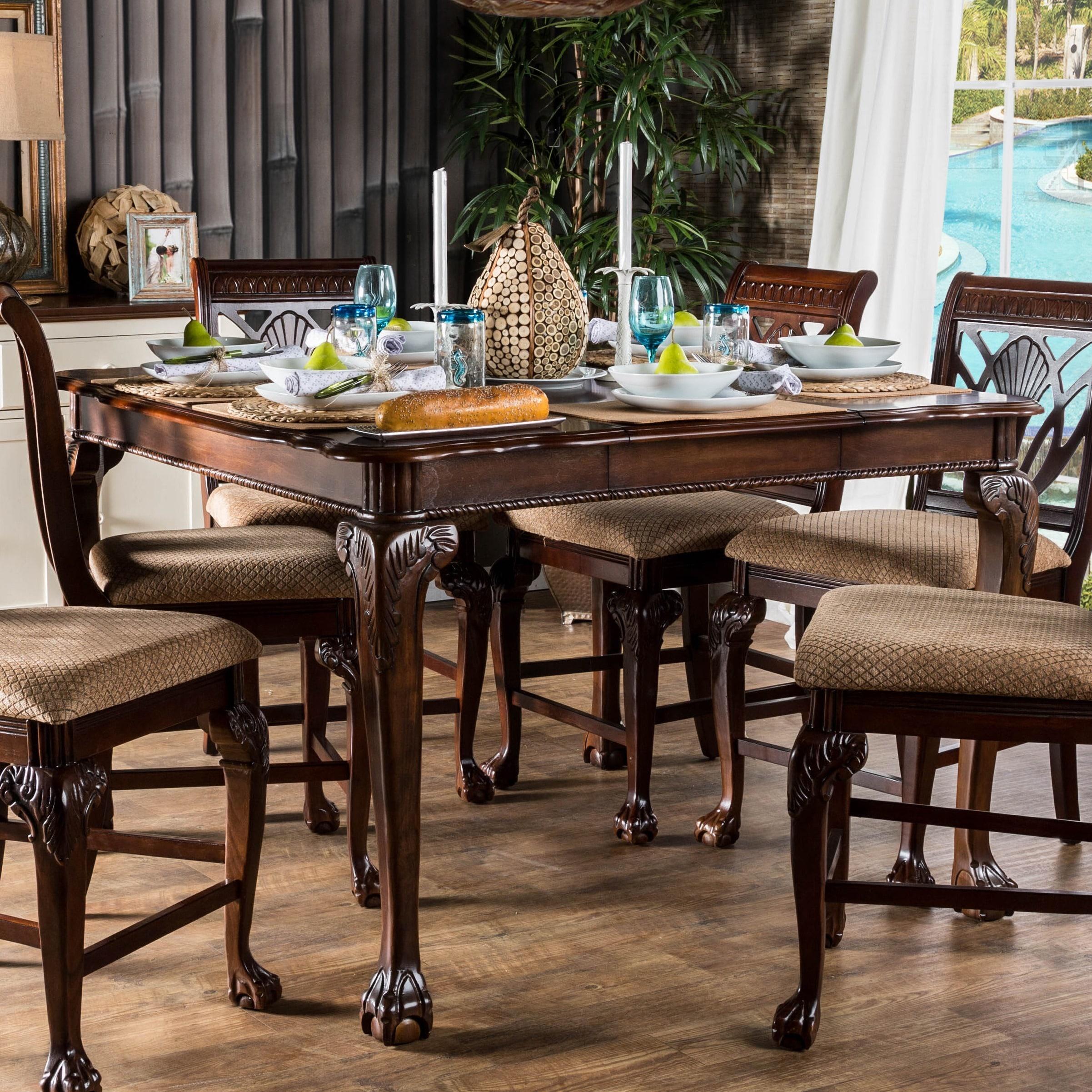  Furniture of America Petersburg CM3185PT Counter Height Table IMAGE 2