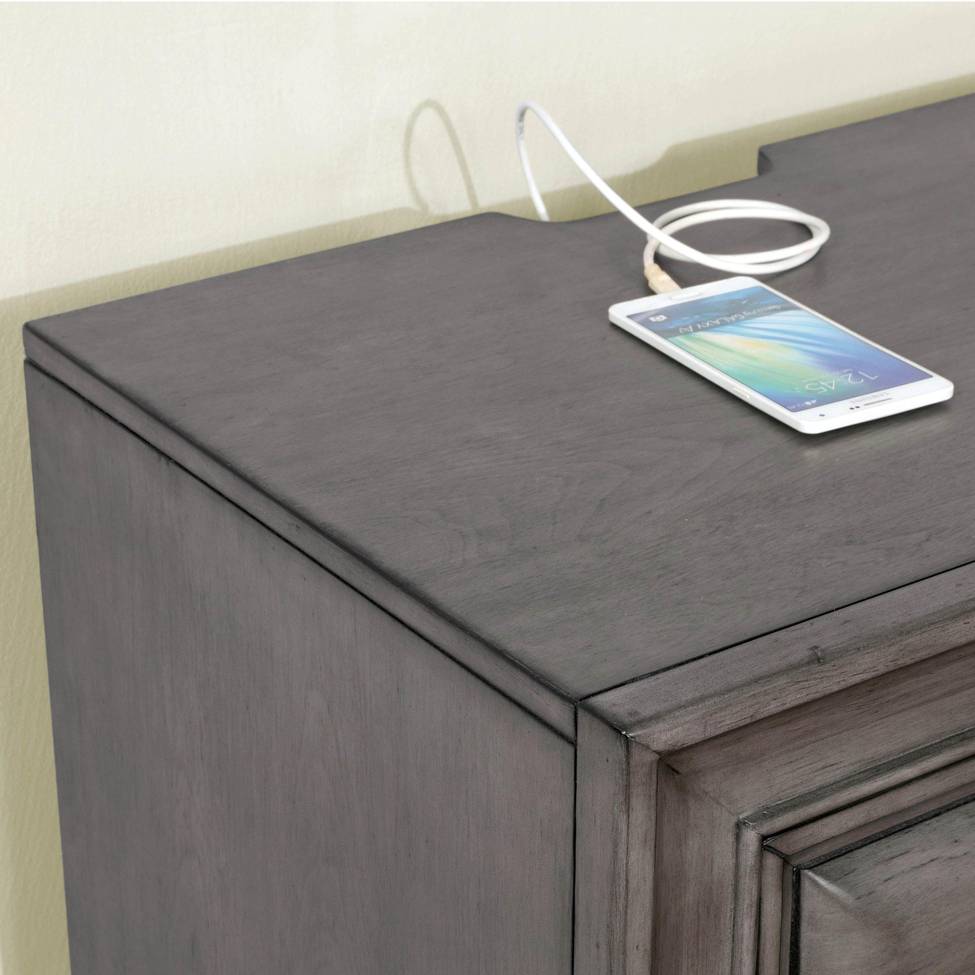  Furniture of America Brandt 3-Drawer Nightstand CM7302GY-N IMAGE 4