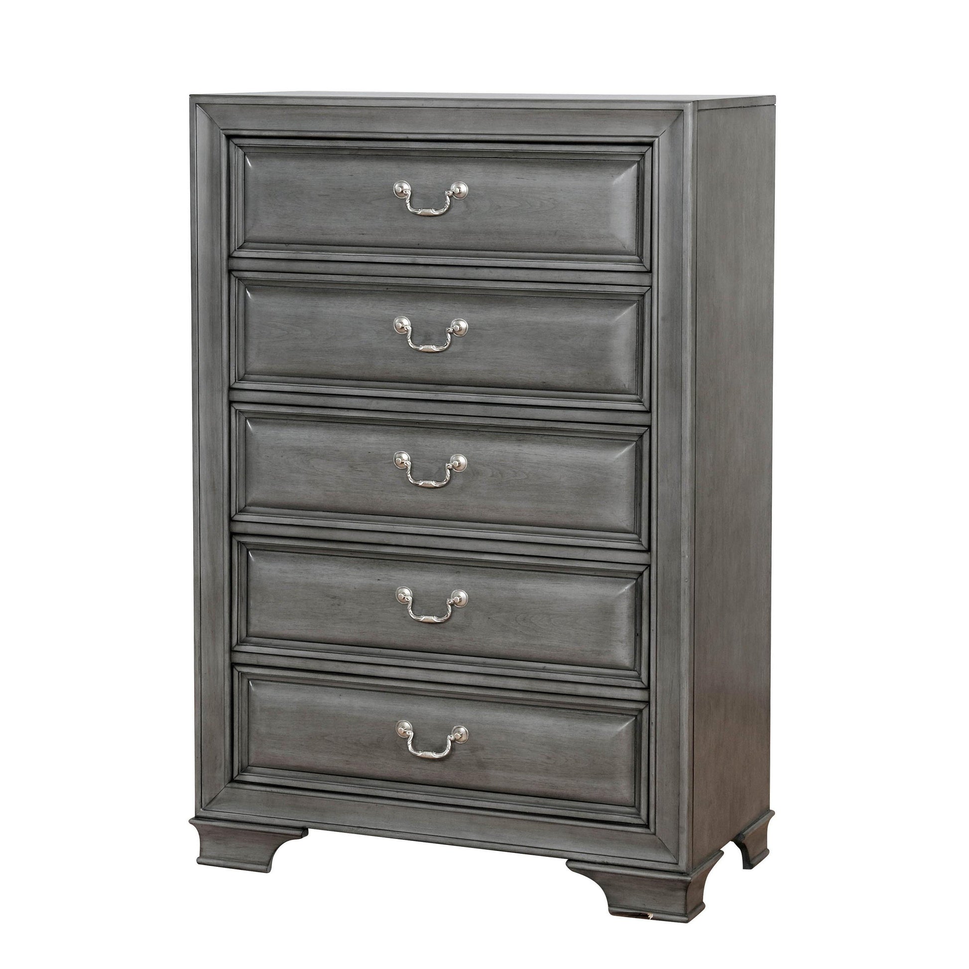  Furniture of America Brandt 5-Drawer Chest CM7302GY-C IMAGE 1
