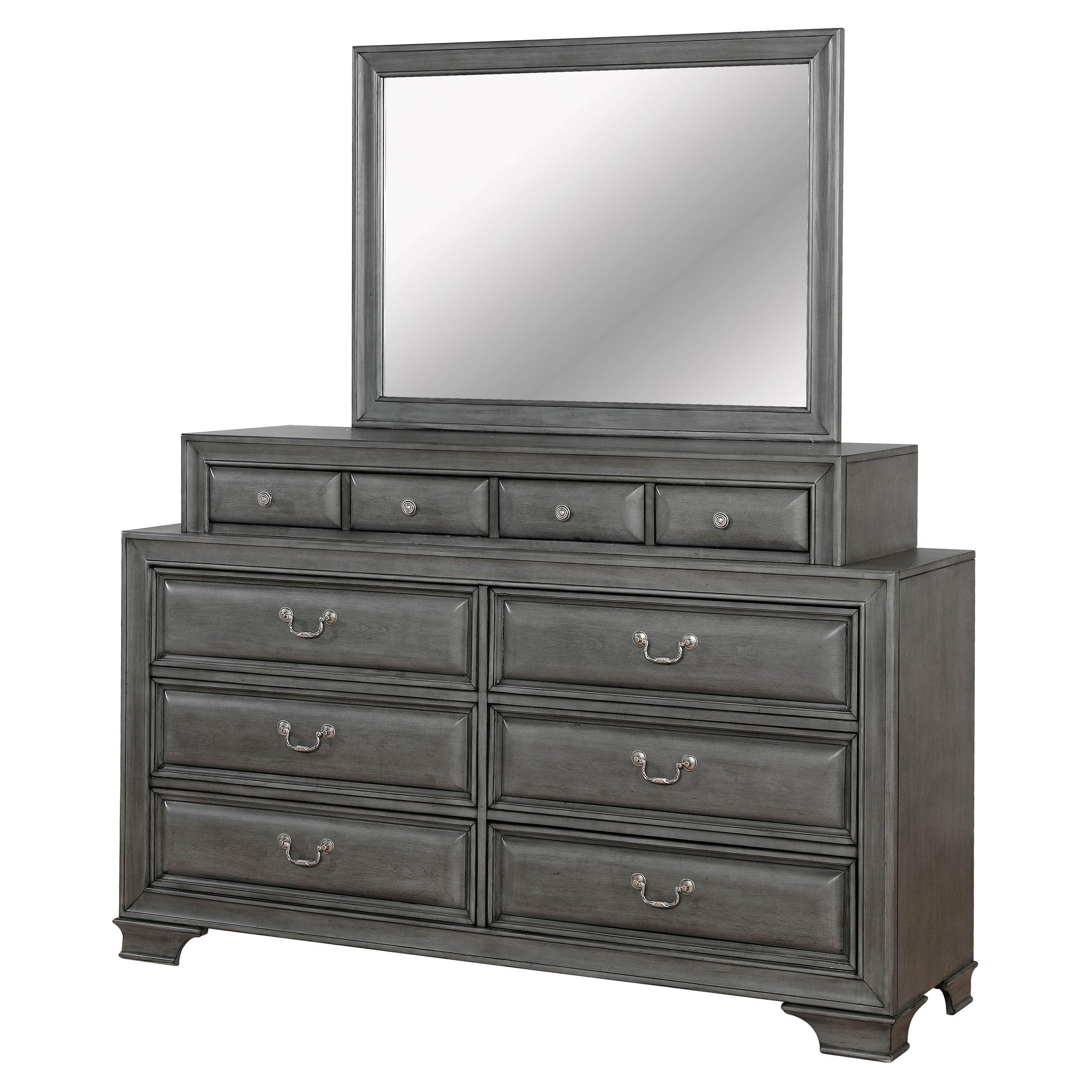  Furniture of America Brandt Dresser Mirror CM7302GY-M IMAGE 2