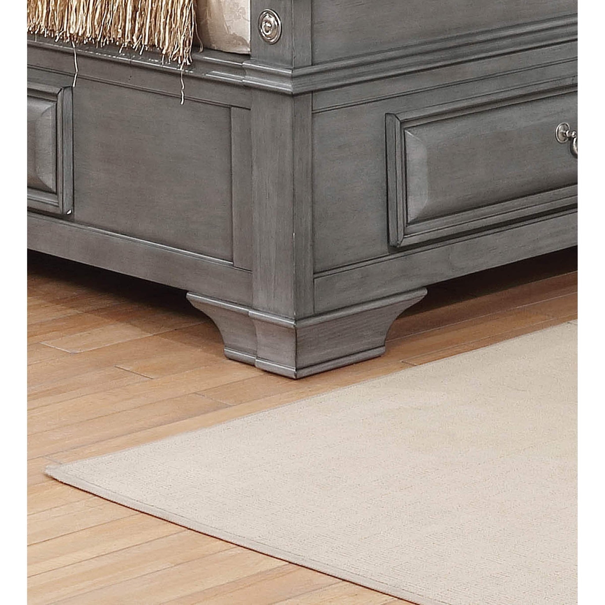  Color_Grey  Size_California King  -- Brandt CM7302GY-CK California King Bed IMAGE 4