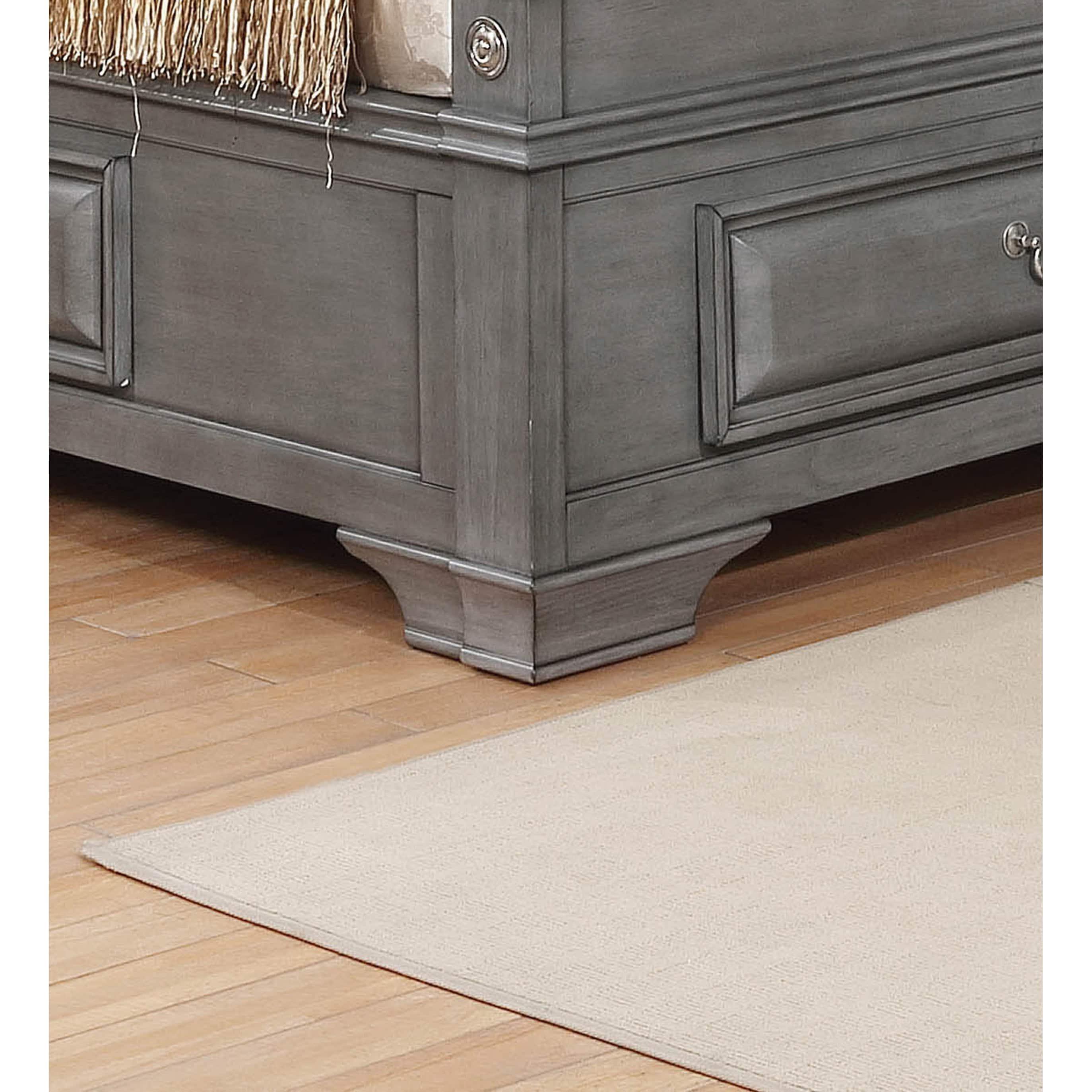  Color_Grey  Size_California King  -- Brandt CM7302GY-CK California King Bed IMAGE 4