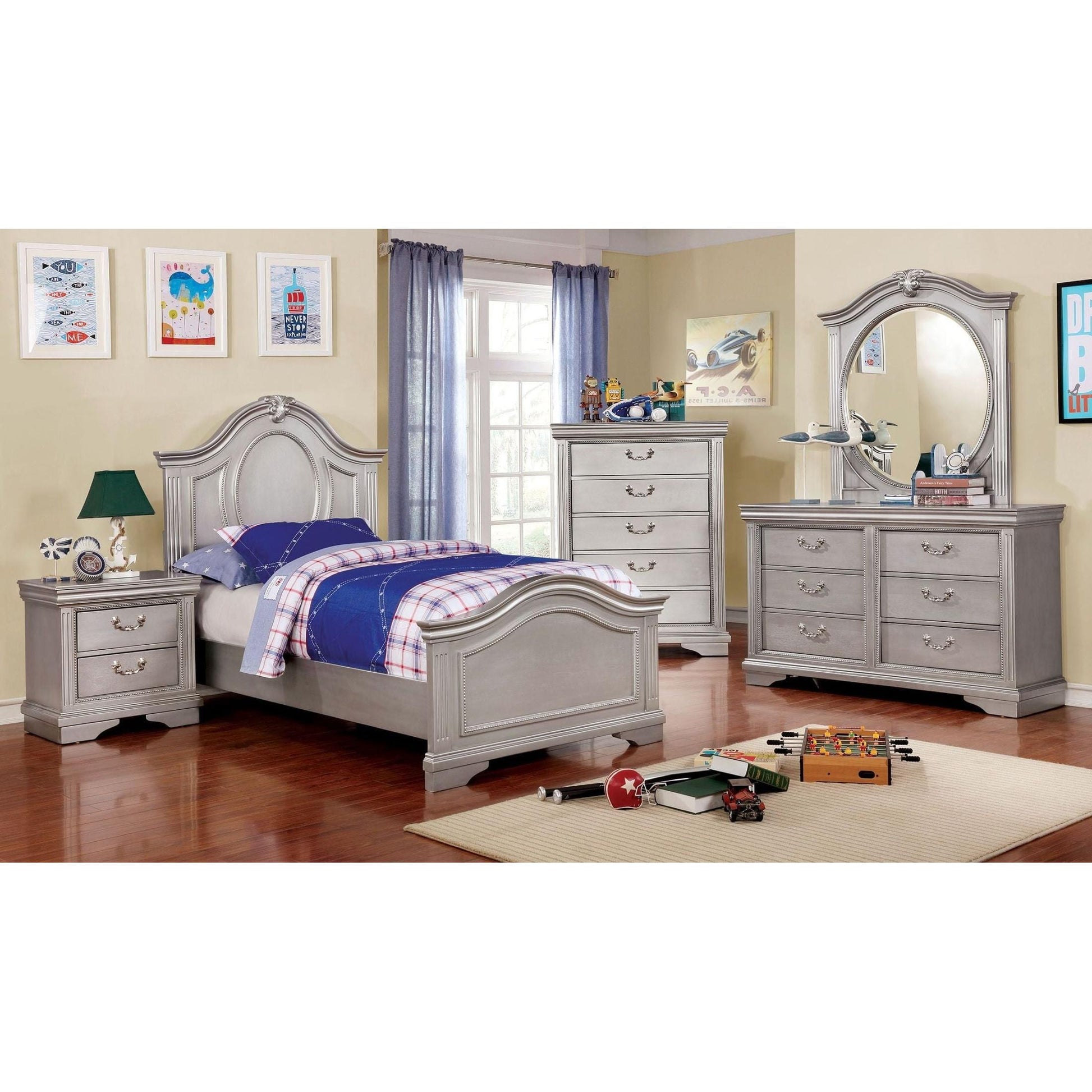  Furniture of America Claudia 2-Drawer Kids Nightstand CM7199N IMAGE 3