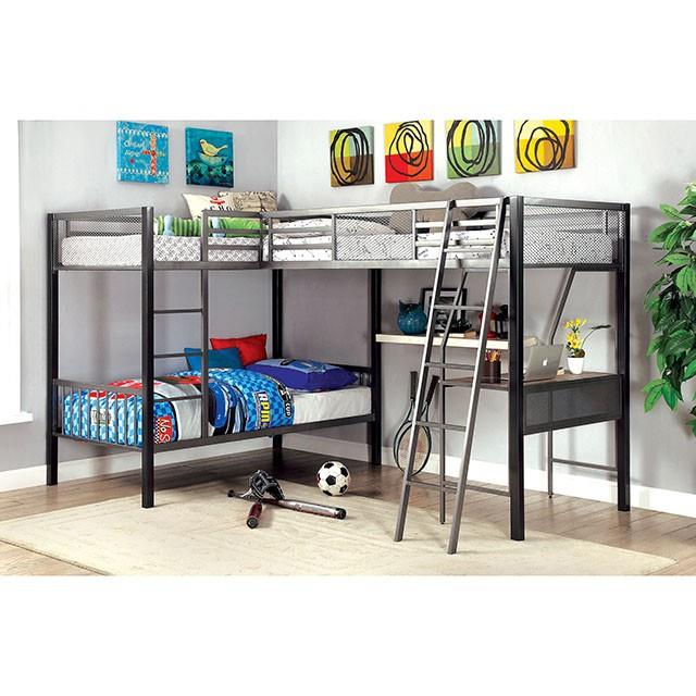  Furniture of America Kids Beds Bunk Bed CM-BK1049 IMAGE 1