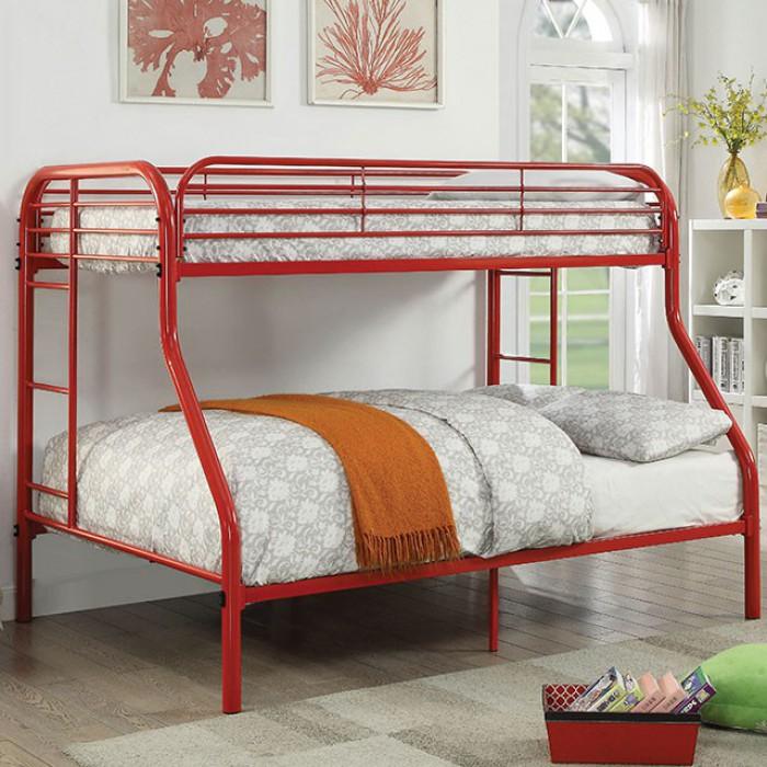  Furniture of America Kids Beds Bunk Bed CM-BK931RD-TF IMAGE 1