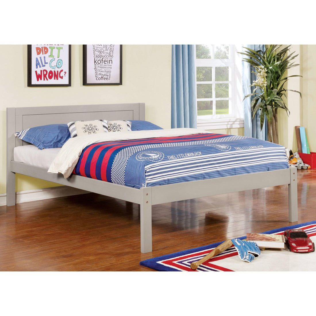 Furniture of America Kids Beds Bed CM-BK965GY-F-BED IMAGE 1