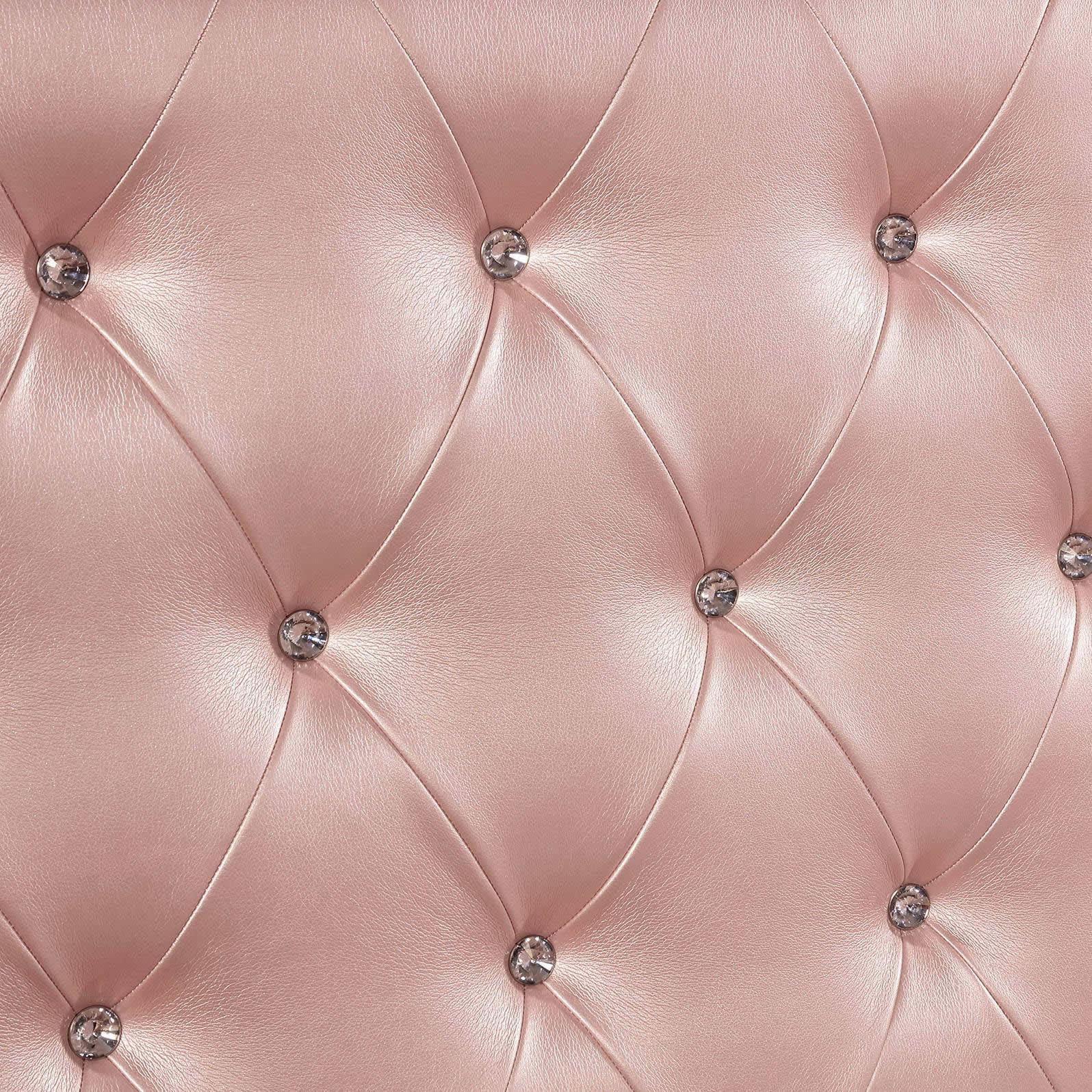  Color_Rose Gold  Size_Queen  -- Ariston Upholstered Panel Bed IMAGE 4