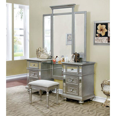  Furniture of America Salamanca CM7673V-SET Vanity W/ Stool IMAGE 1