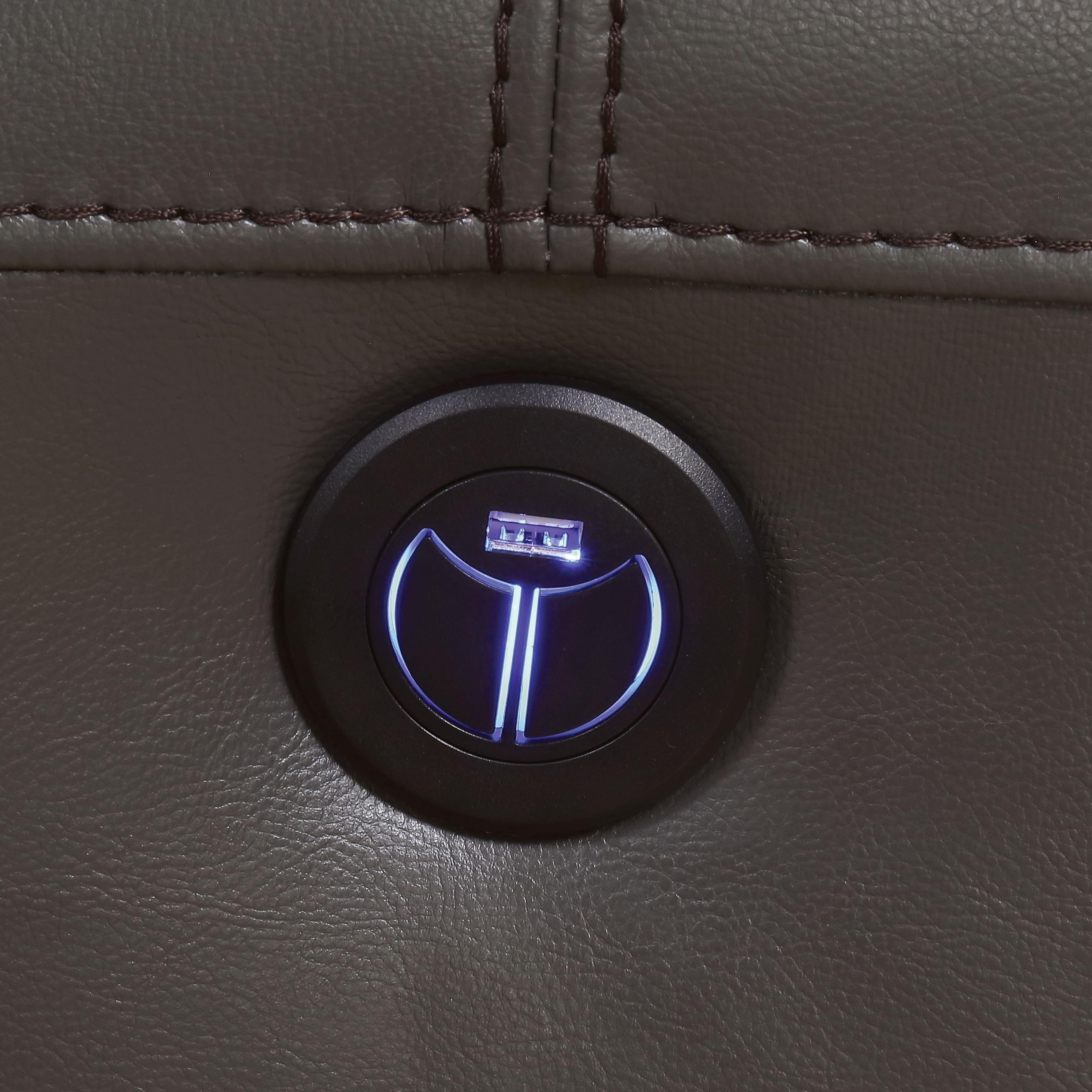  Furniture of America Rosalynn Power Reclining Leatherette Sofa CM6804-SF IMAGE 4