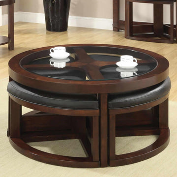  Furniture of America Crystal Cove CM4321C Coffee Table IMAGE 1