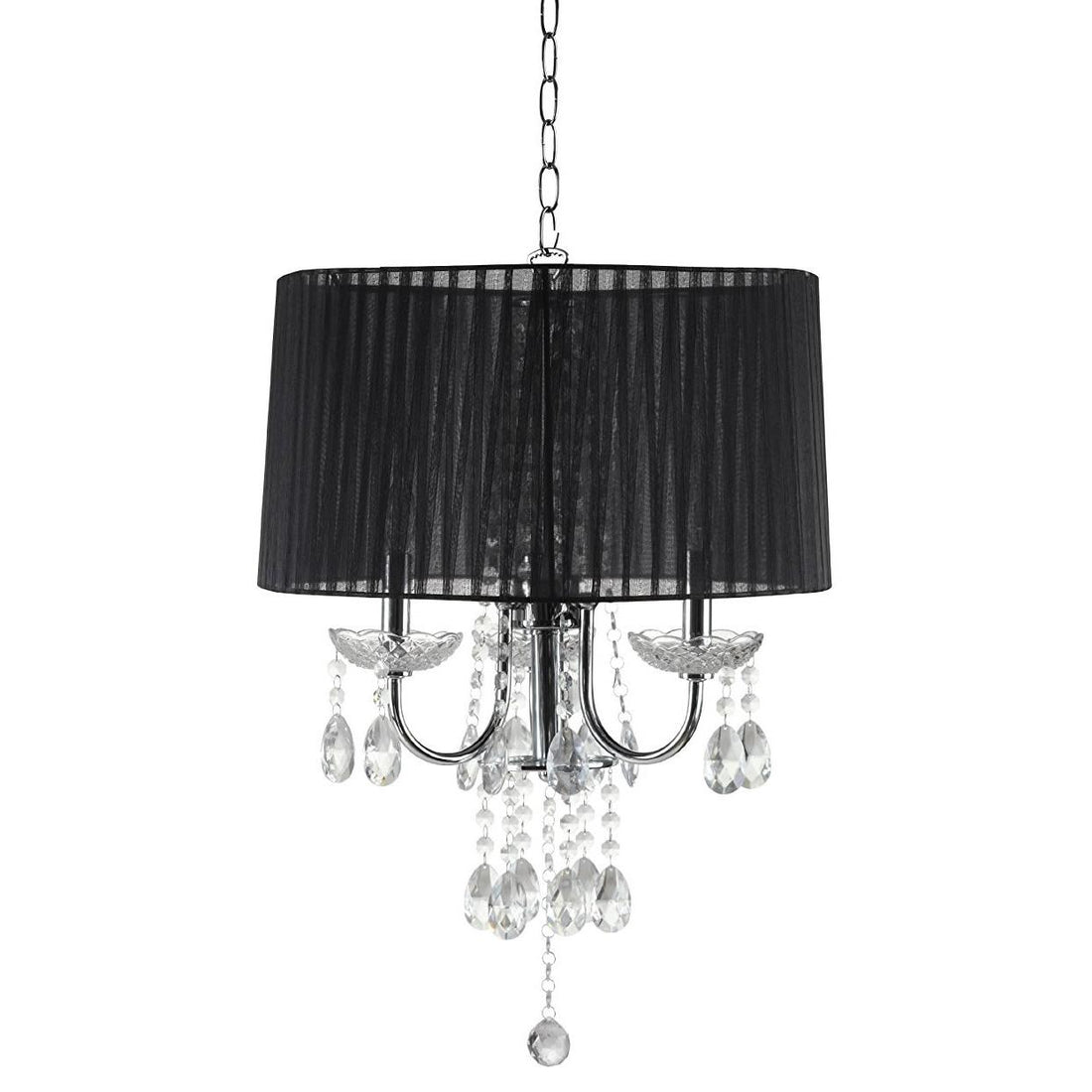  Furniture of America Jada Pendant L76733BK-H IMAGE 1