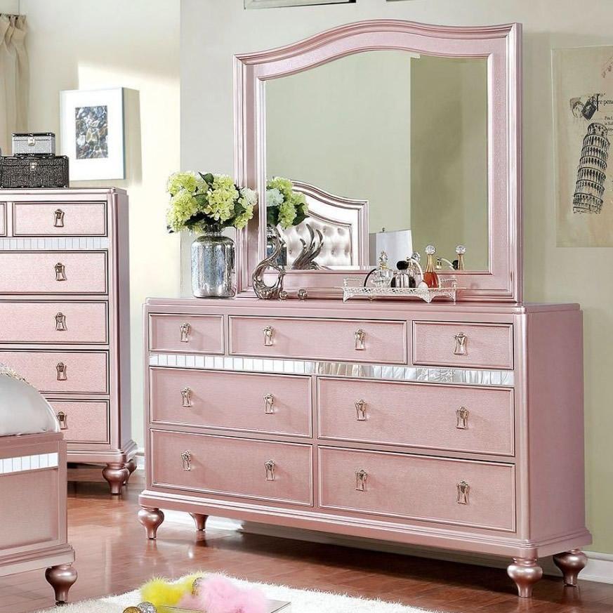  Furniture of America Ariston Dresser Mirror CM7171RG-M IMAGE 3