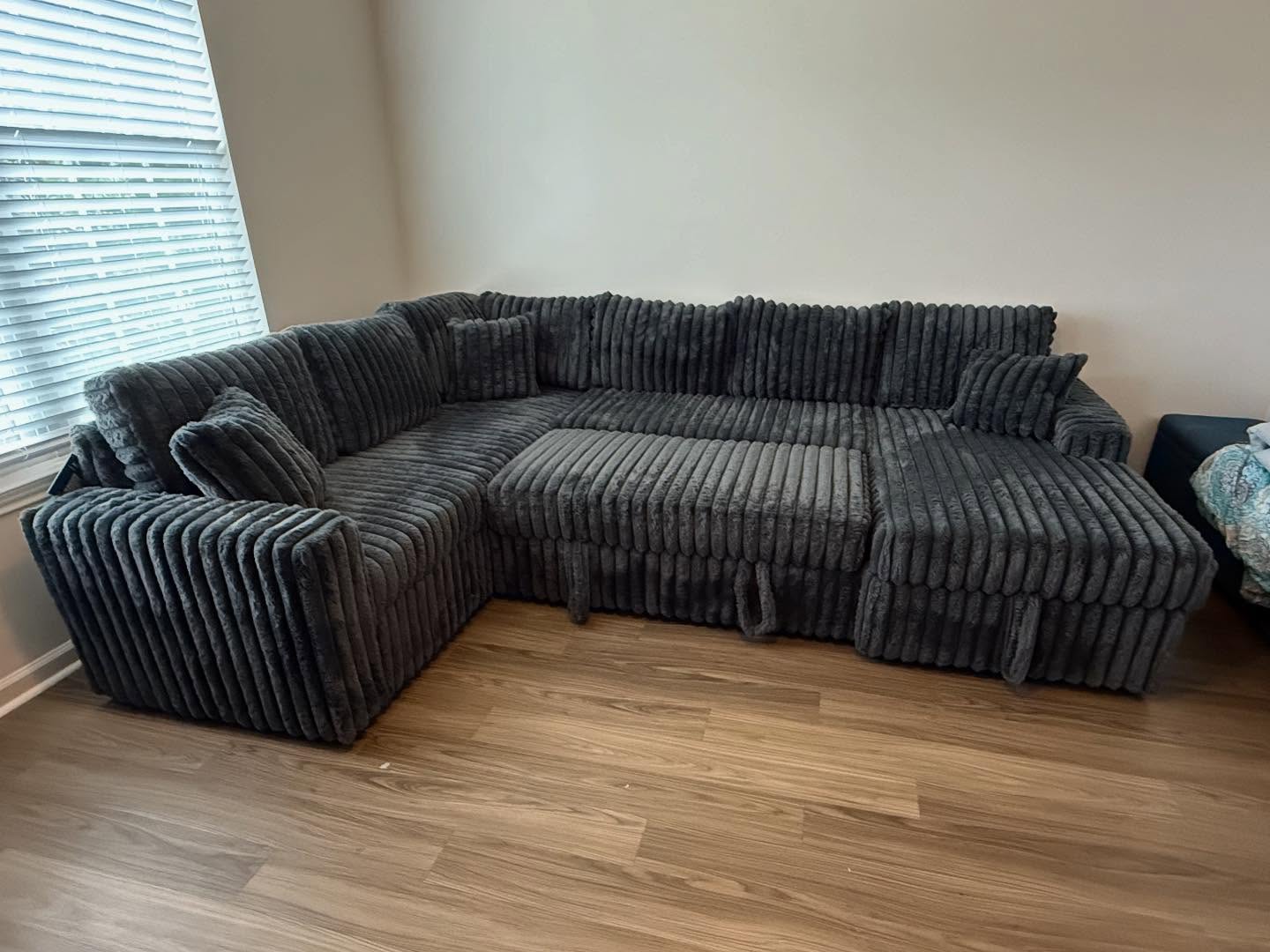 Empire Forever Teddy Sectional with Pull Out Bed
