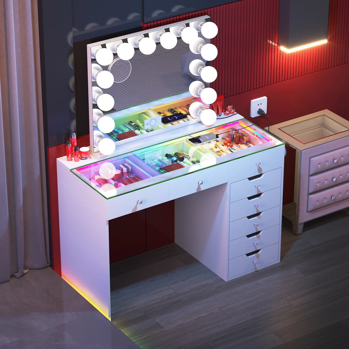 Sky Diana Vanity with bluetooth mirror