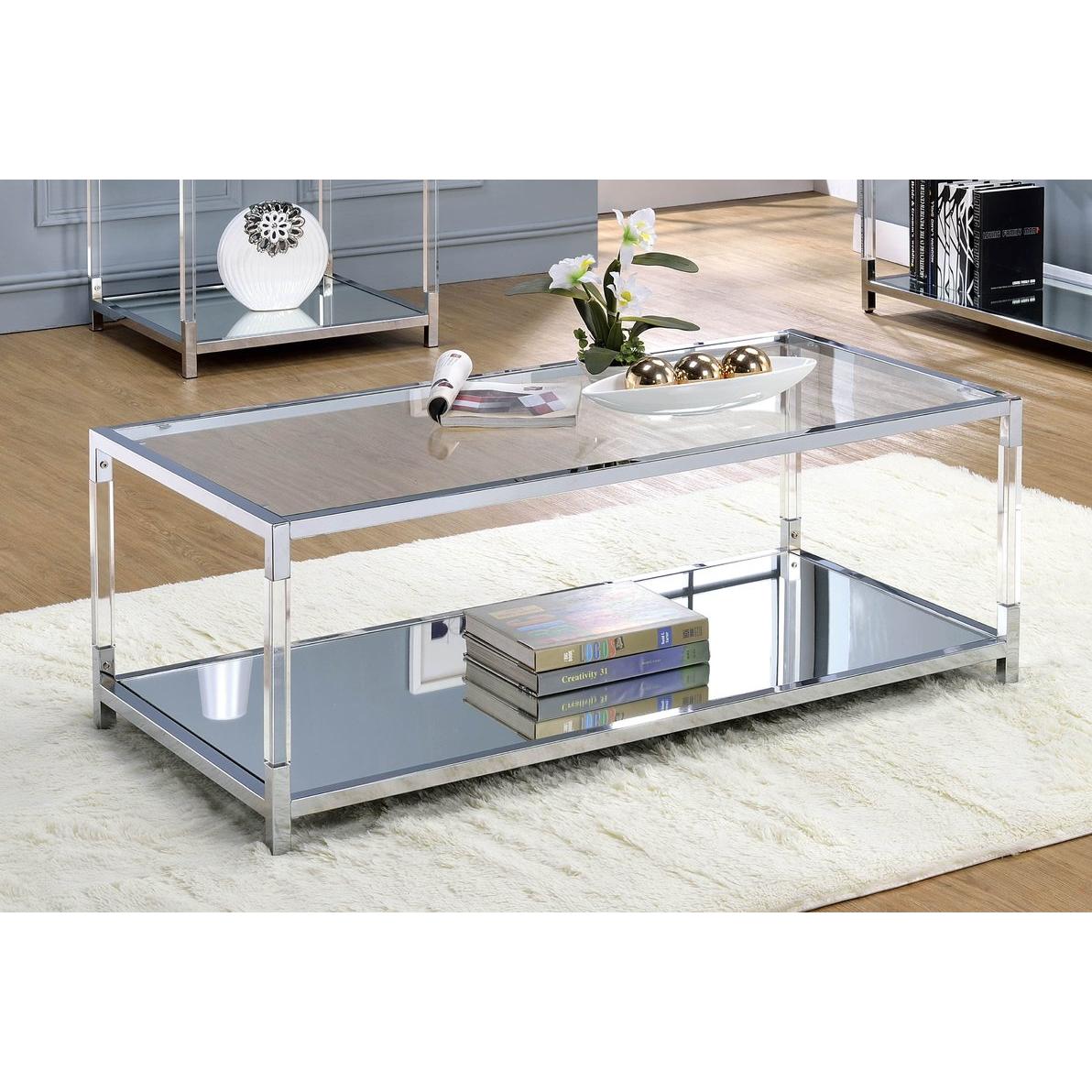  Furniture of America Ludvig Coffee Table CM4153C IMAGE 2