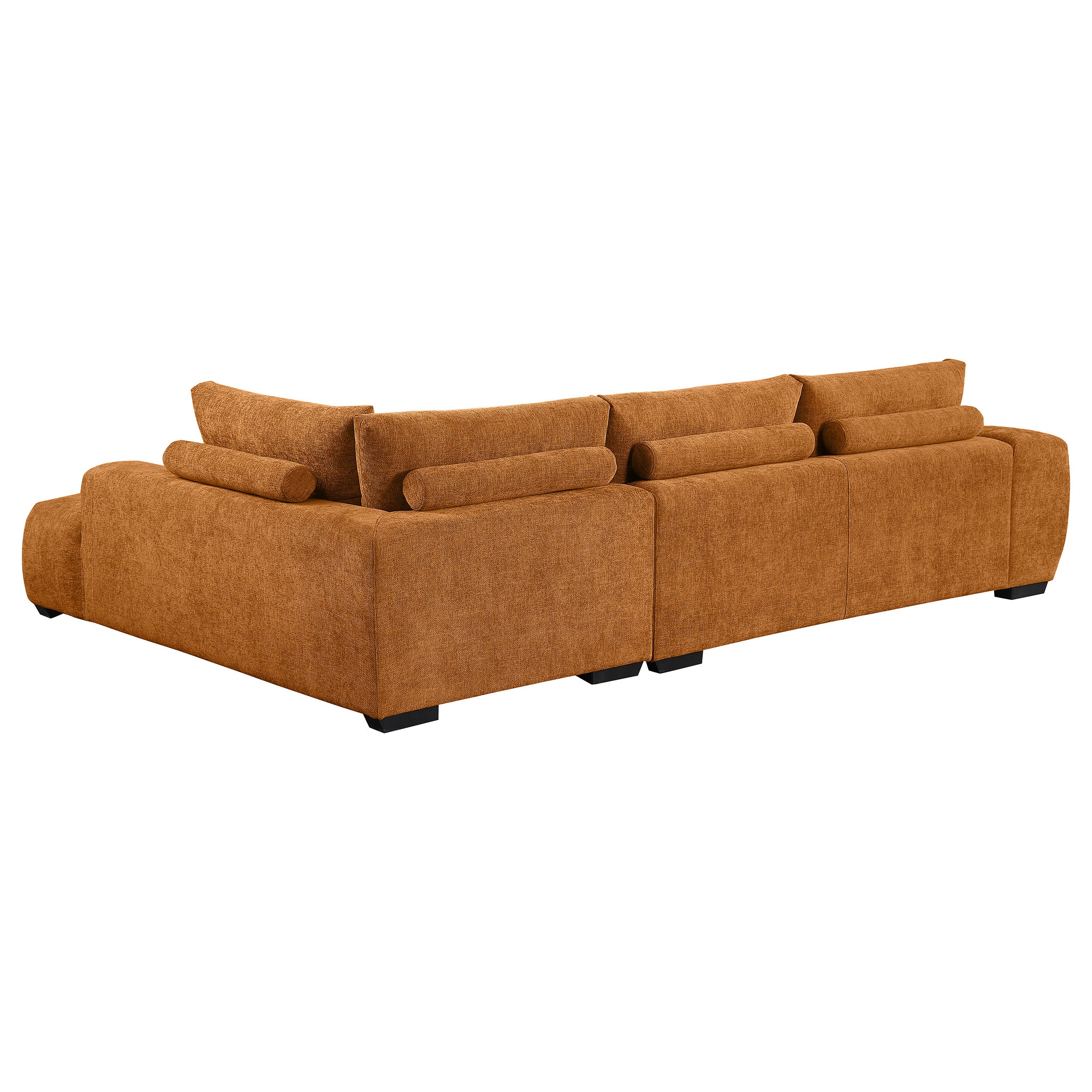 Camacho Orange Sectional Sofa