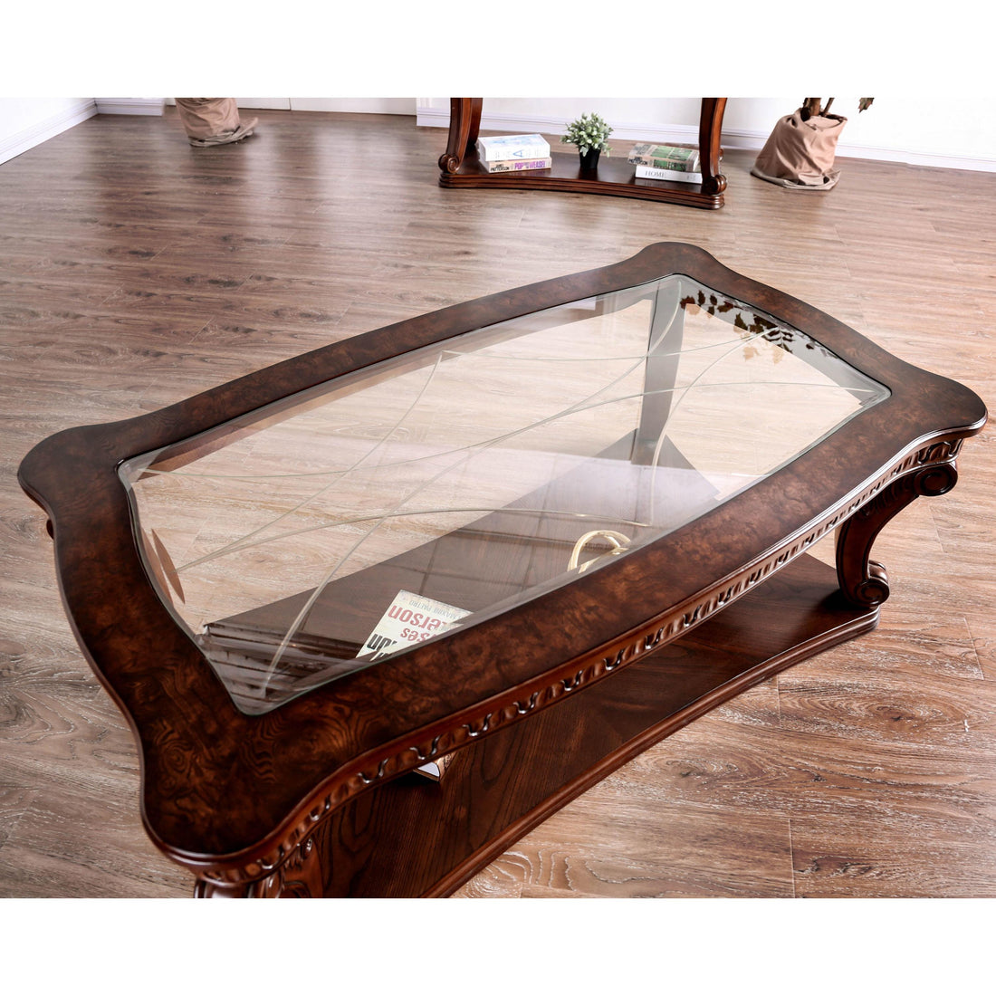  Furniture of America Walworth Coffee Table CM4428C IMAGE 1