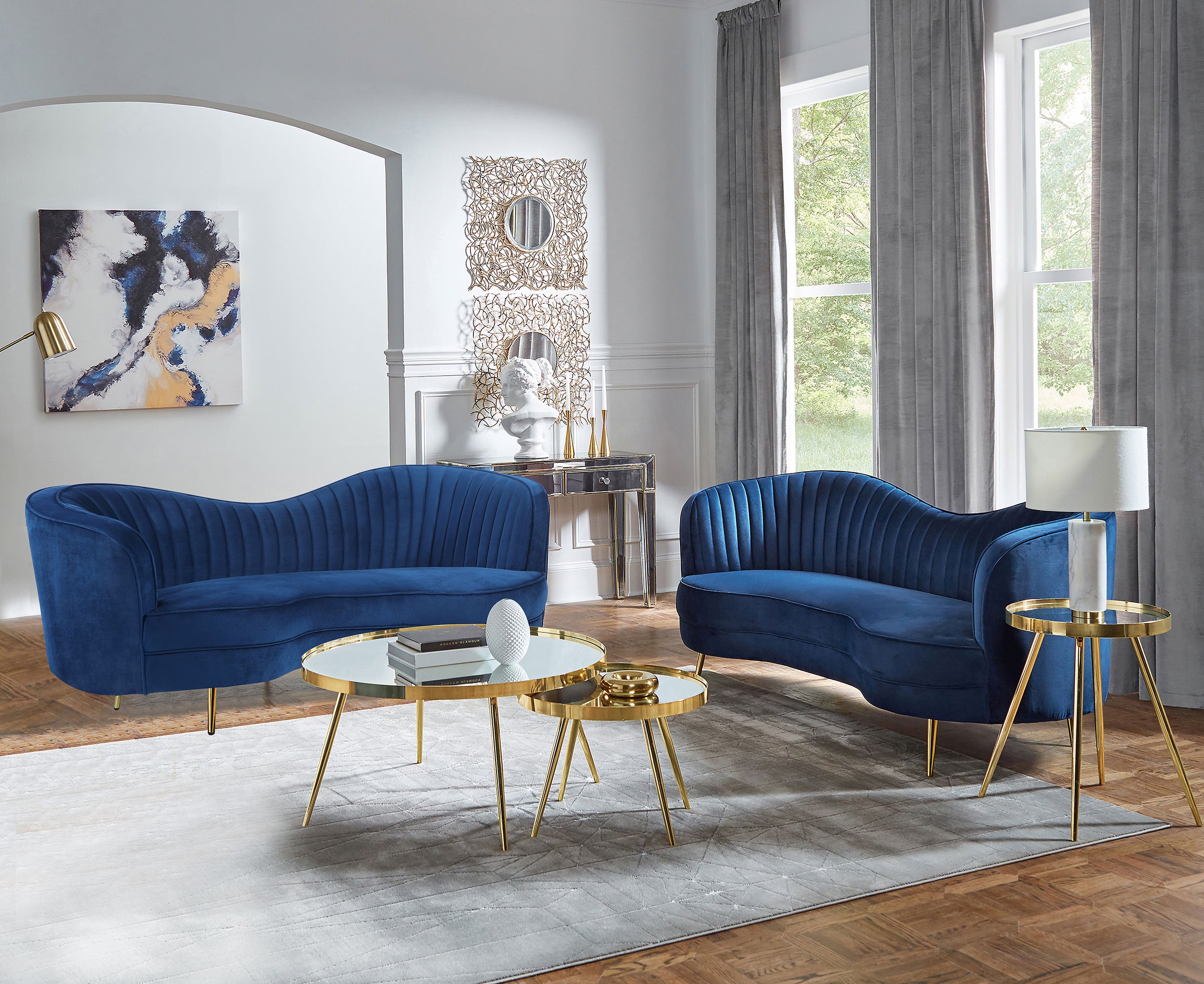 Sophia Sofa Set (Available in 3pc and 2pc set)