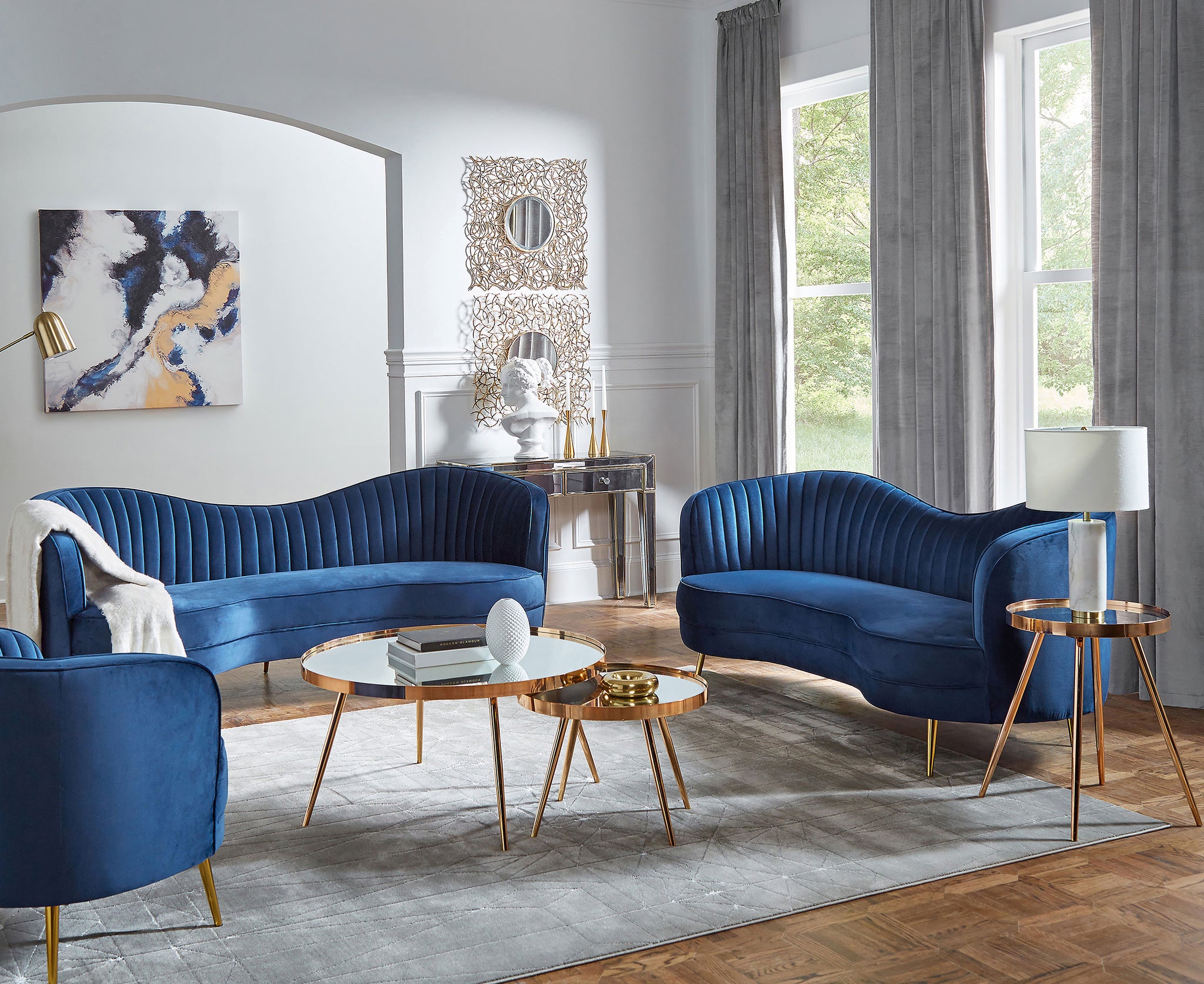 Sophia Sofa Set (Available in 3pc and 2pc set)