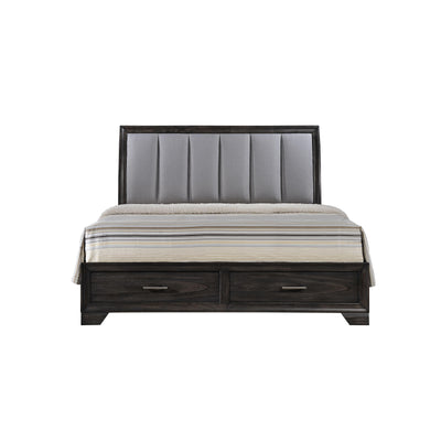  Size_Queen  -- Jaymes Upholstered Sleigh Bed with Storage IMAGE 1