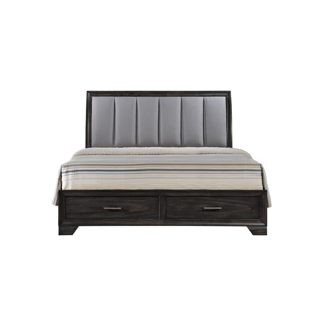  Size_Queen  -- Jaymes Upholstered Sleigh Bed with Storage IMAGE 1