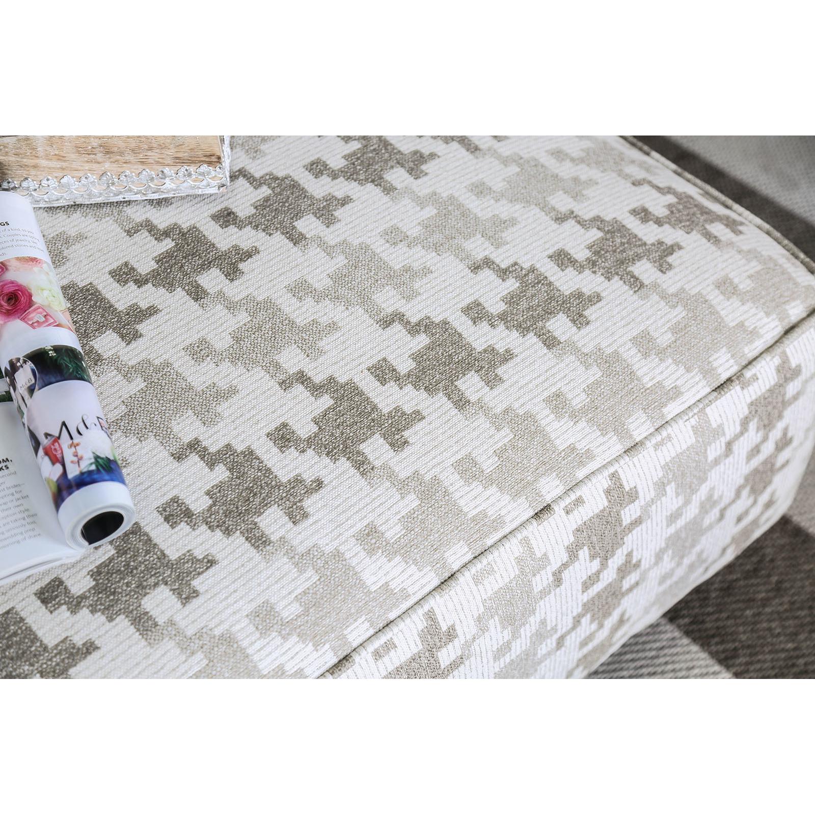  Furniture of America Christine Fabric Ottoman SM8280-OT IMAGE 3