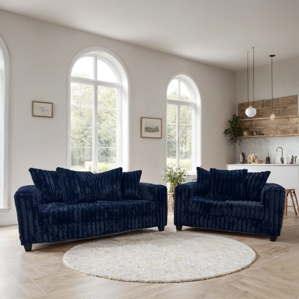 Empire Teddy 510 Sofa and Loveseat Set(Colors available)