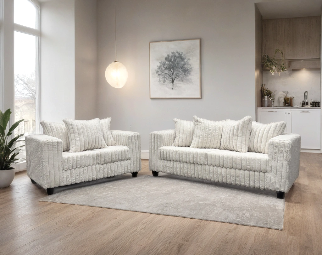 Empire Teddy 510 Sofa and Loveseat Set(Colors available)