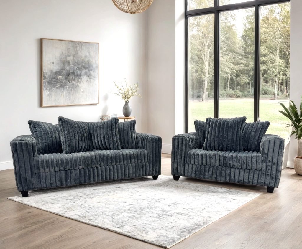 Empire Teddy 510 Sofa and Loveseat Set(Colors available)