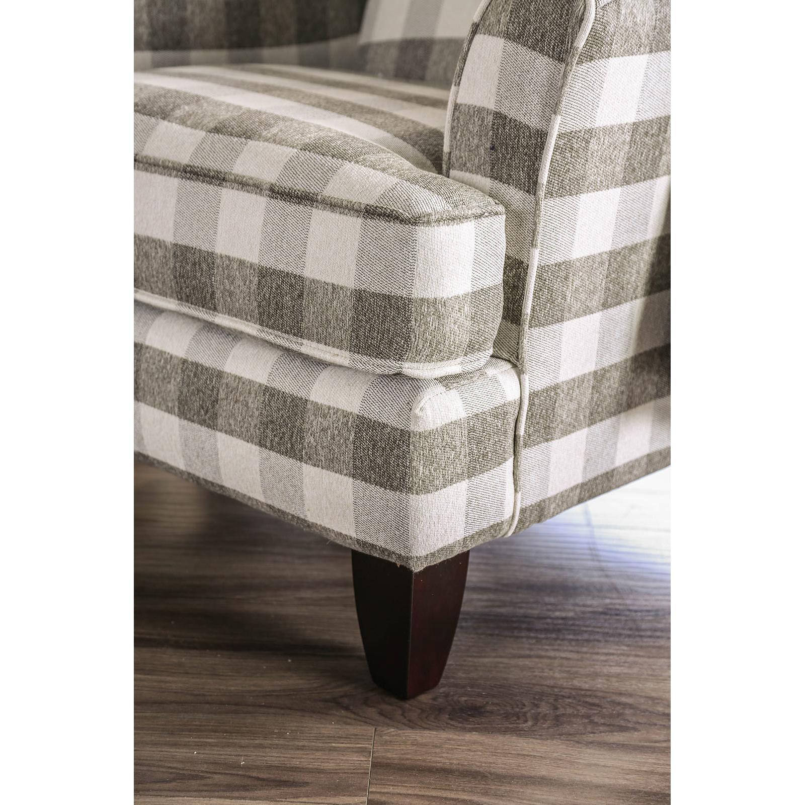  Furniture of America Christine Stationary Fabric Accent Chair SM8280-CH IMAGE 3