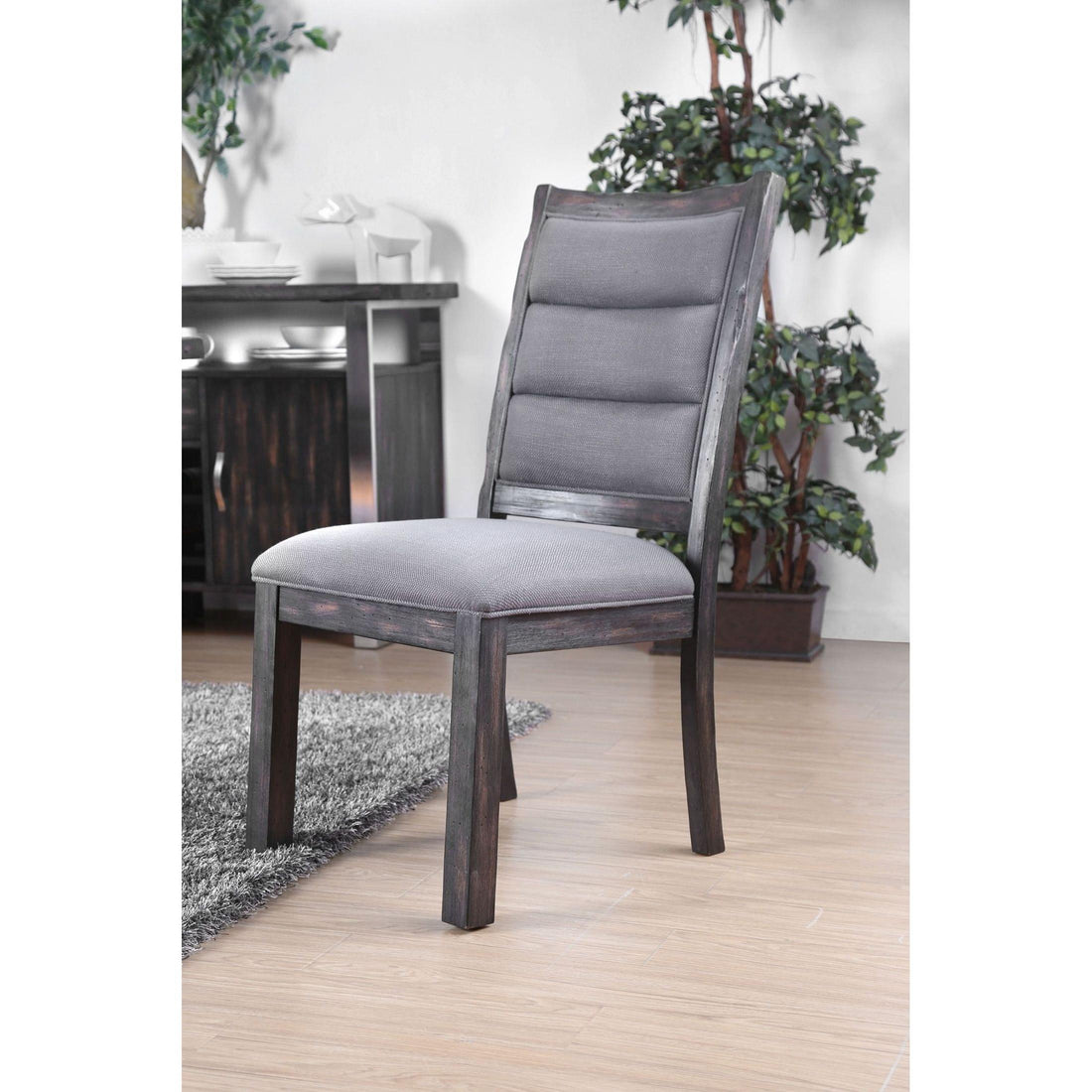  Furniture of America Mandy CM3451GY-SC-2PK Side Chair IMAGE 1