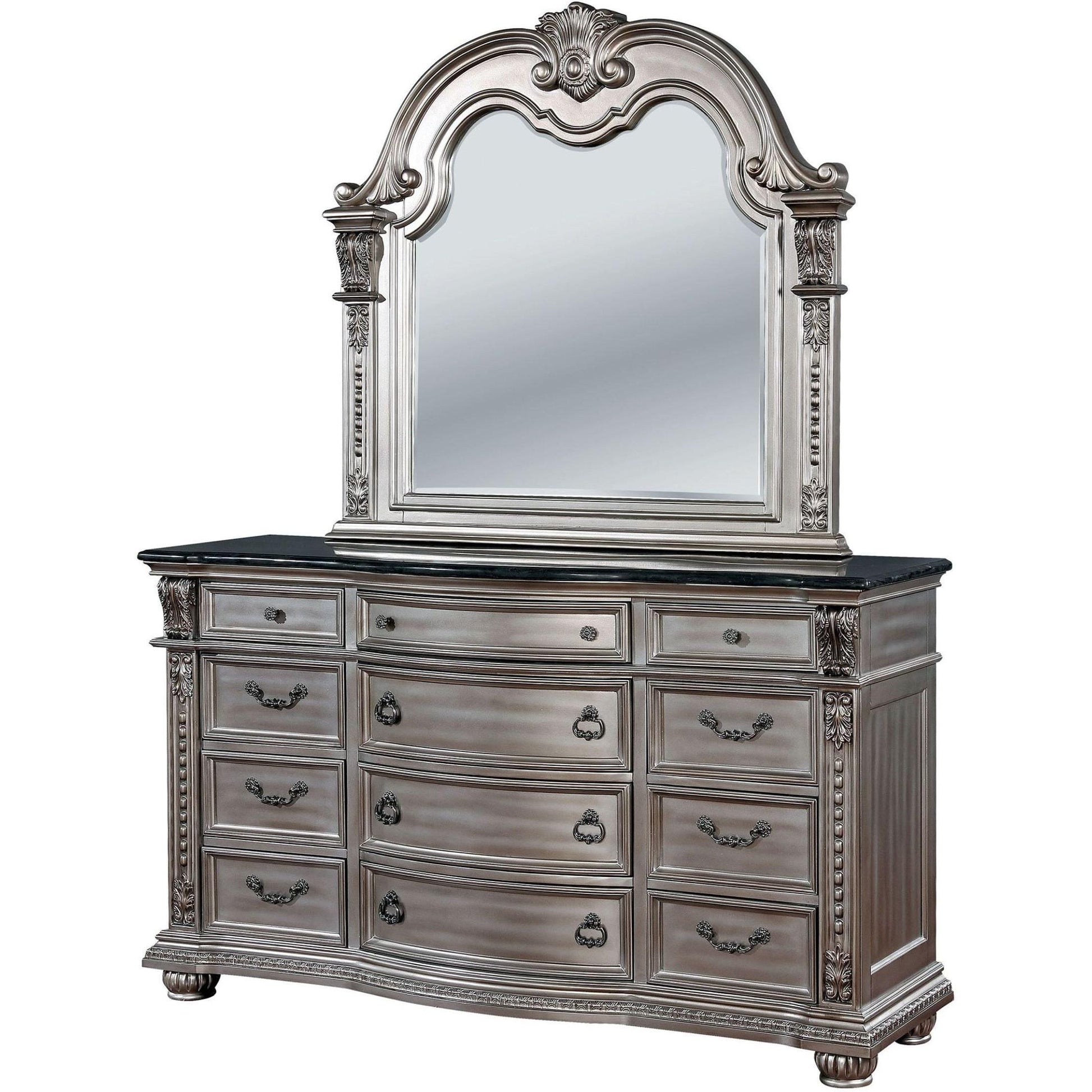  Furniture of America Fromberg Dresser Mirror CM7670CPN-M IMAGE 3