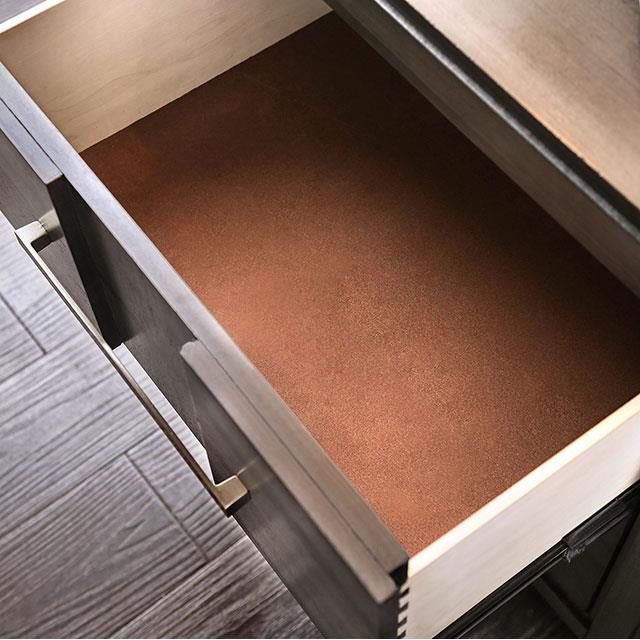  Furniture of America Berenice 2-Drawer Nightstand CM7580GY-N IMAGE 2