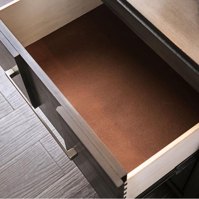  Furniture of America Berenice 2-Drawer Nightstand CM7580GY-N IMAGE 5
