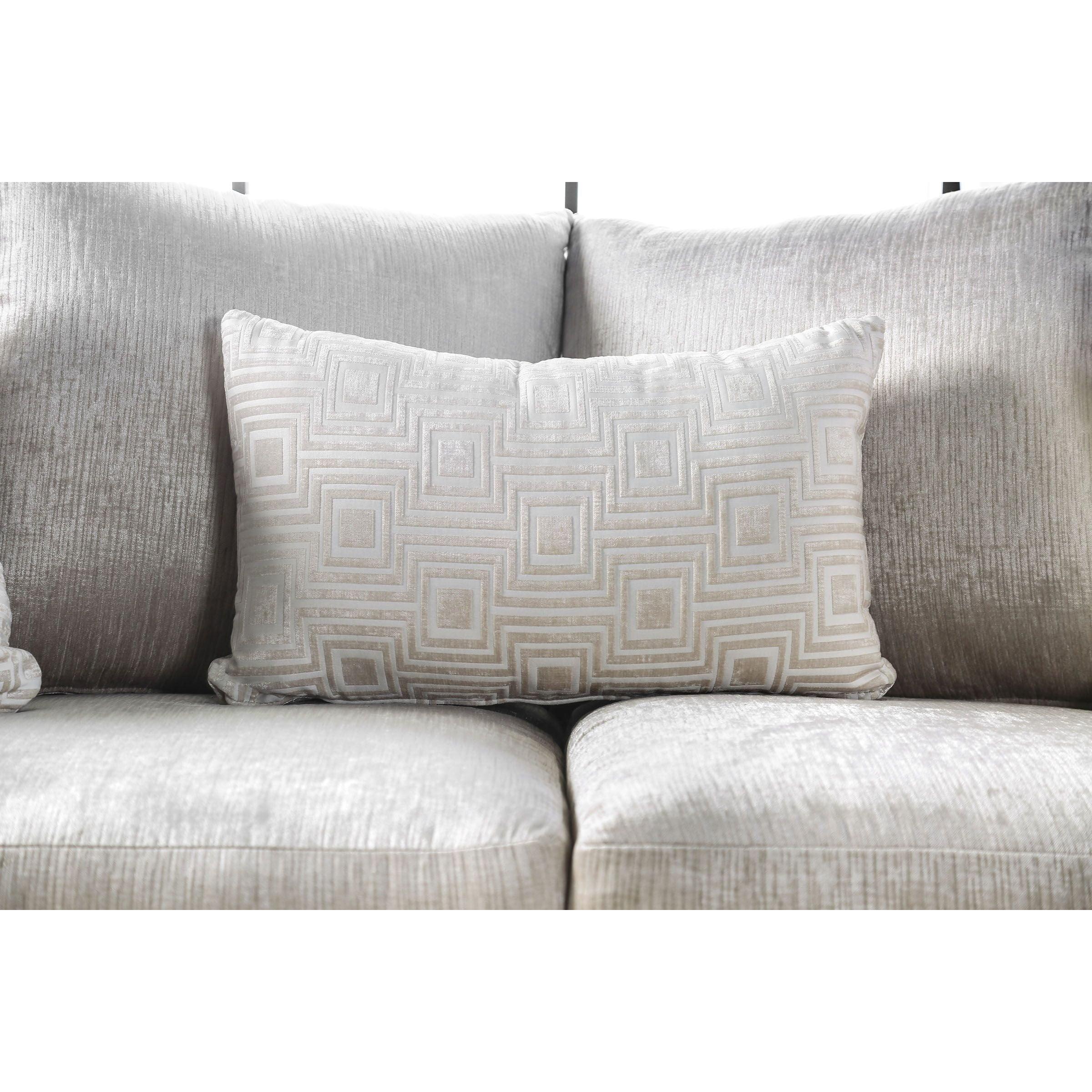  Furniture of America Benigno Stationary Fabric Loveseat SM6411-LV IMAGE 4