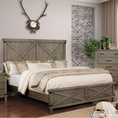  Color_Grey  Size_King  -- Bianca Panel Bed IMAGE 1