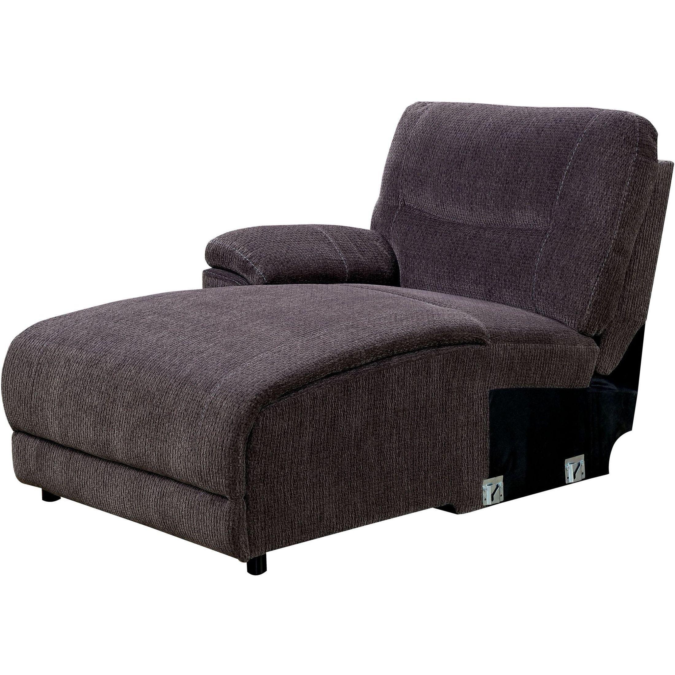  Furniture of America Zuben Reclining Fabric 4 pc Sectional CM6853-SECTIONAL IMAGE 3