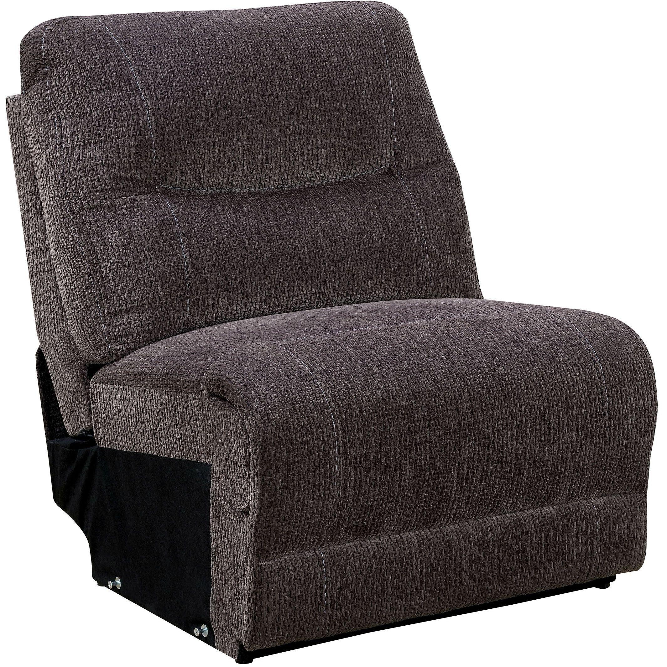  Furniture of America Zuben Reclining Fabric 4 pc Sectional CM6853-SECTIONAL IMAGE 5