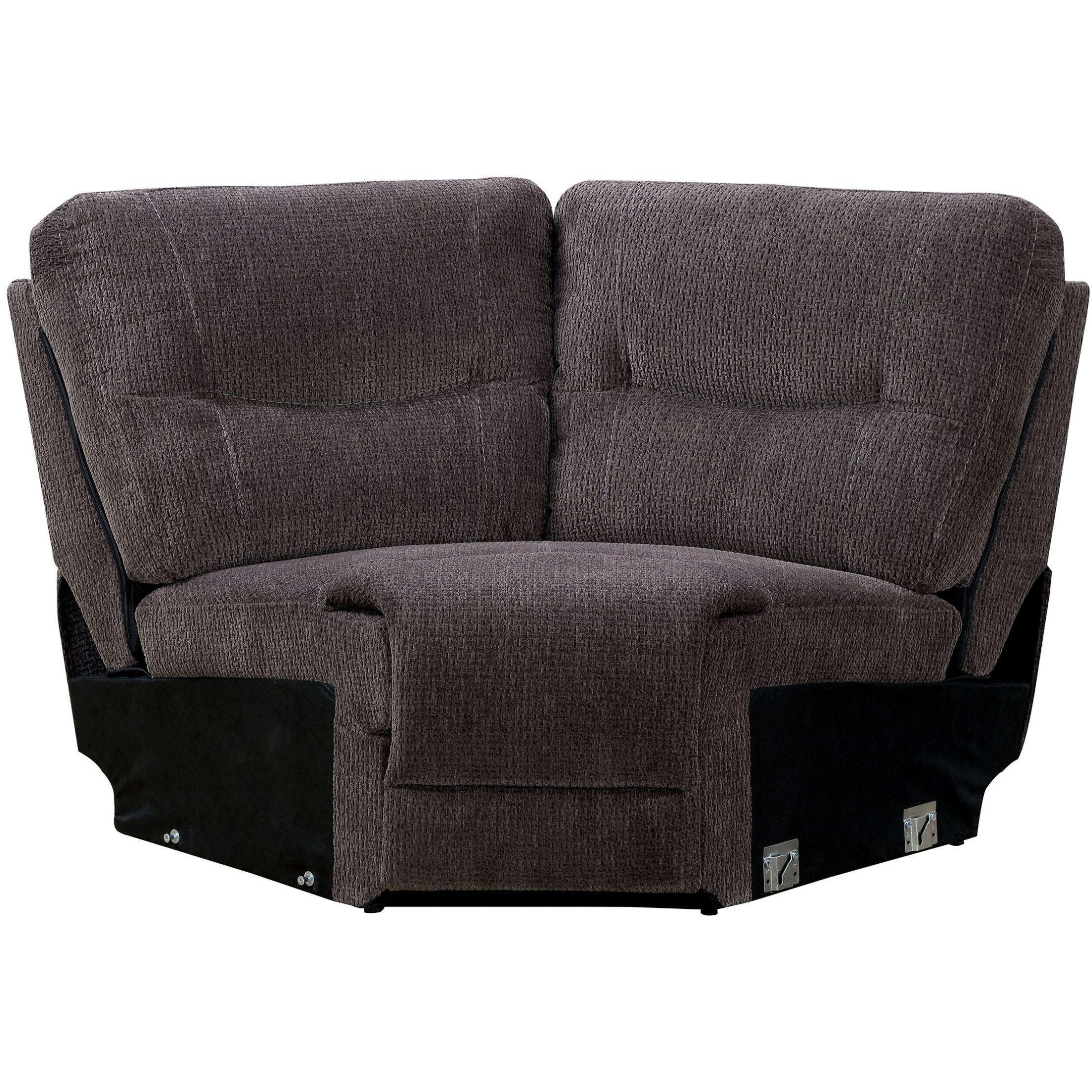  Furniture of America Zuben Reclining Fabric 4 pc Sectional CM6853-SECTIONAL IMAGE 6