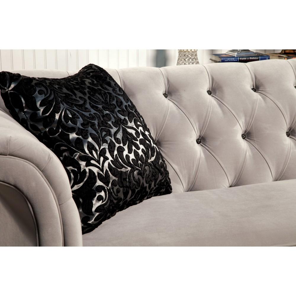  Furniture of America Rotterdam Fabric 2 pc Sectional SM2261-PK IMAGE 3