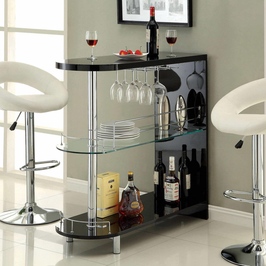  Furniture of America Bars Bars CM-BT8333-BK IMAGE 1