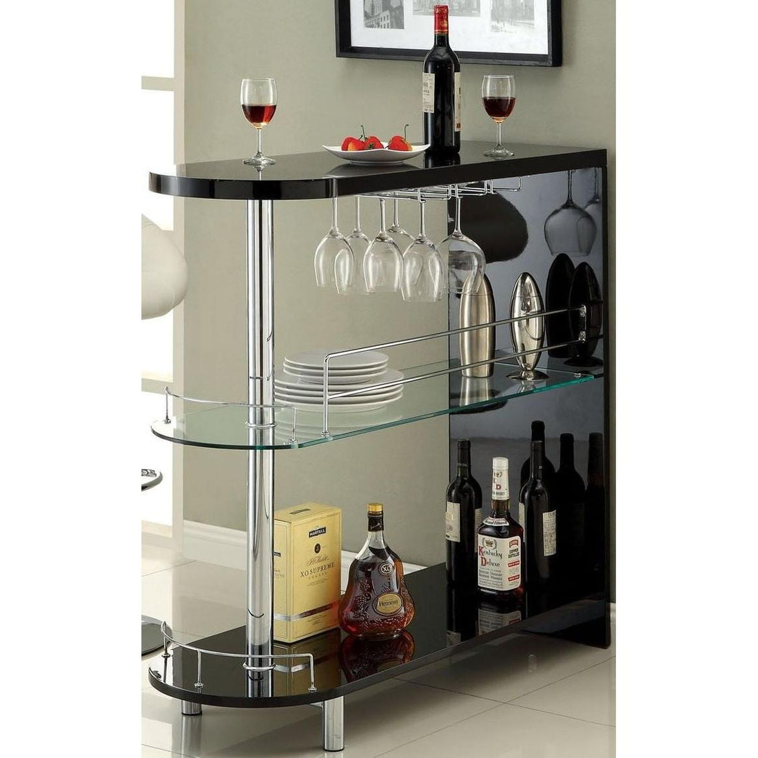  Furniture of America Bars Bars CM-BT8333-BK IMAGE 1